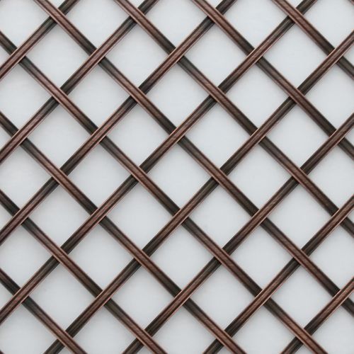 Oxford Hand Woven Diamond Reeded Grille
