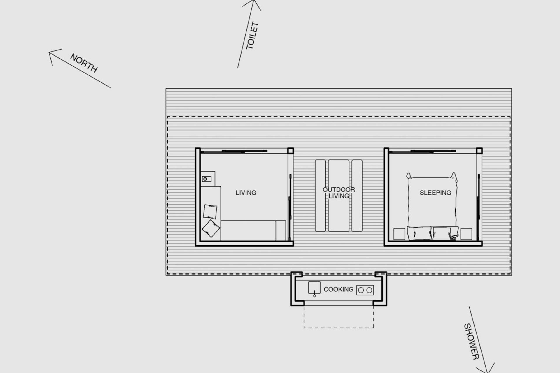 Floor plan by Patchwork Architecture.