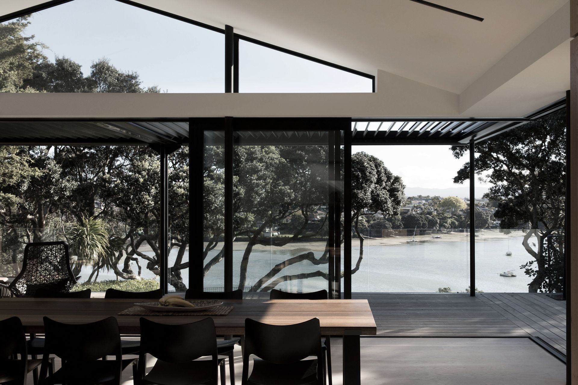 The view across to Cox's Bay within the Waitemata Harbour.