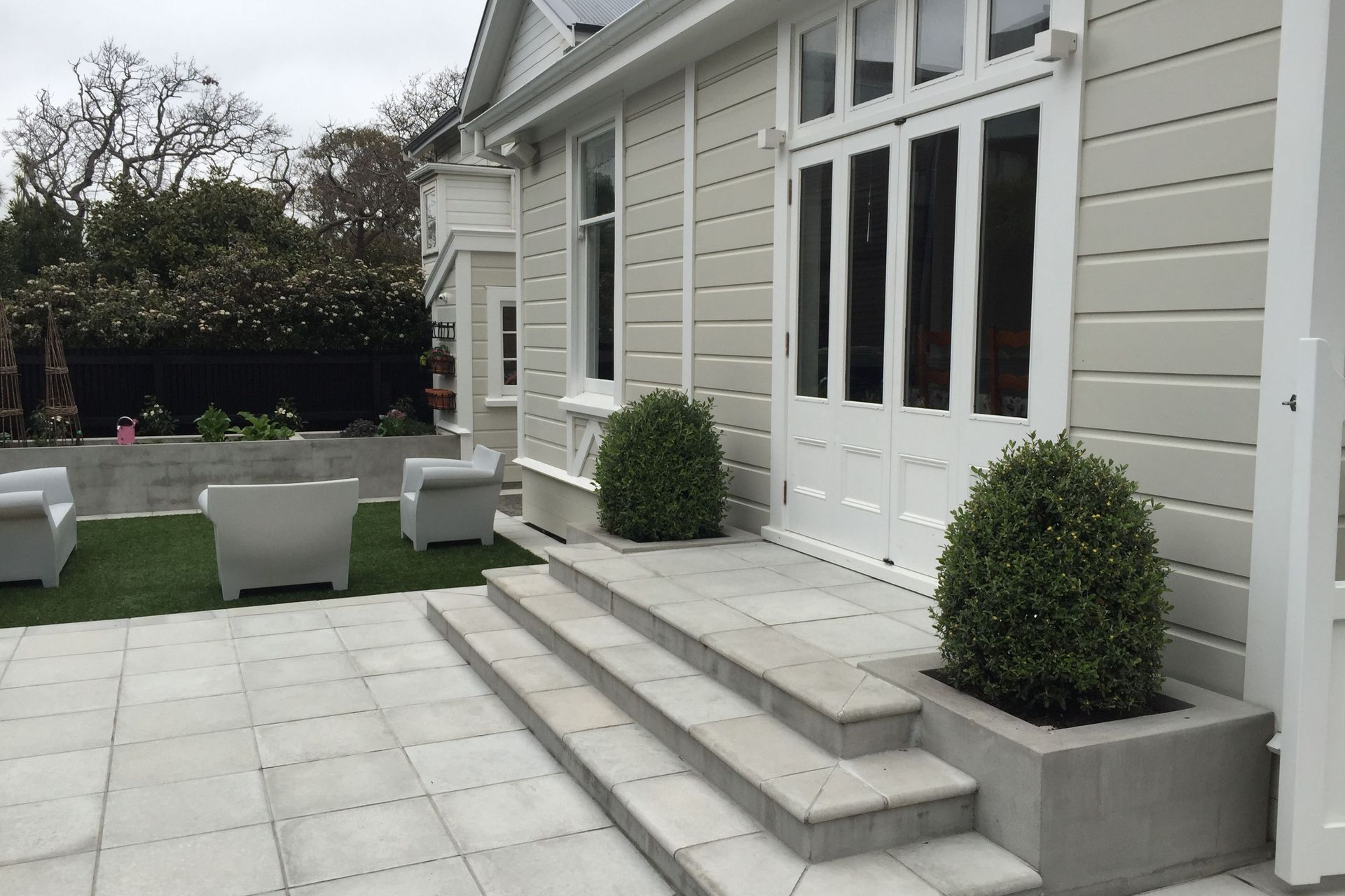 New access to the back garden &amp; outside living area