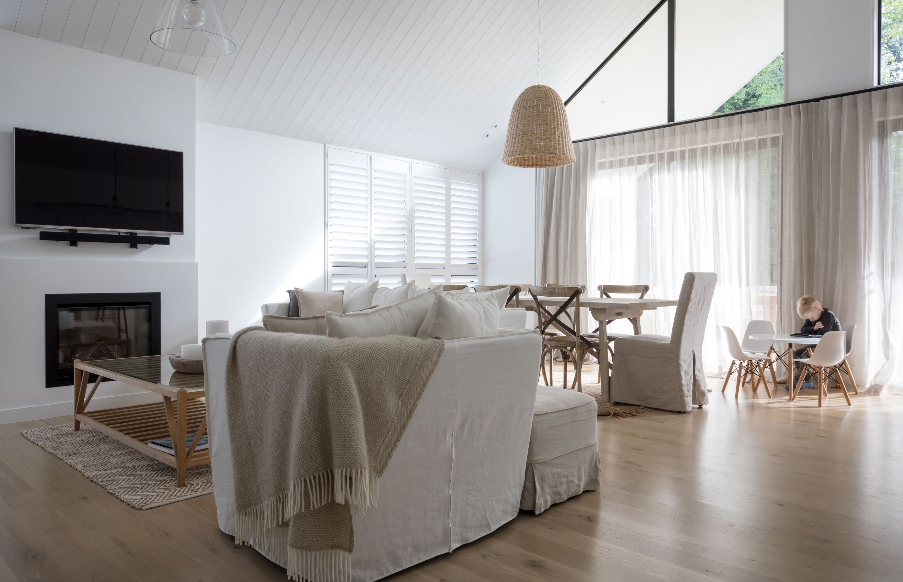 Hobsonville Home III - Solid American White Oak Flooring finished w/ Waterborne Polyurethane