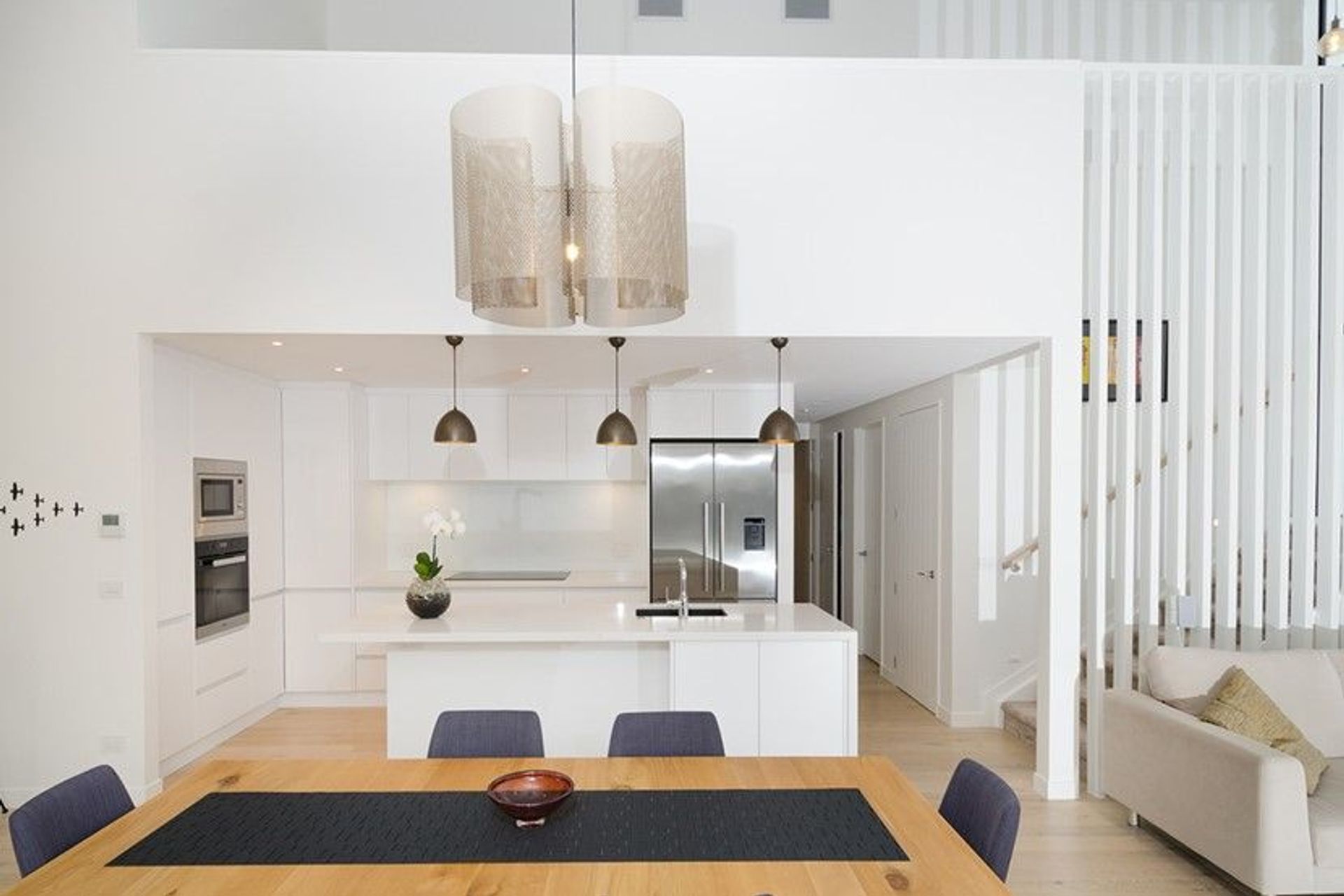 Hobsonville Pt Home - Solid American White Oak flooring finished w/ Bona Stain in 'White' + Waterborne Polyurethane