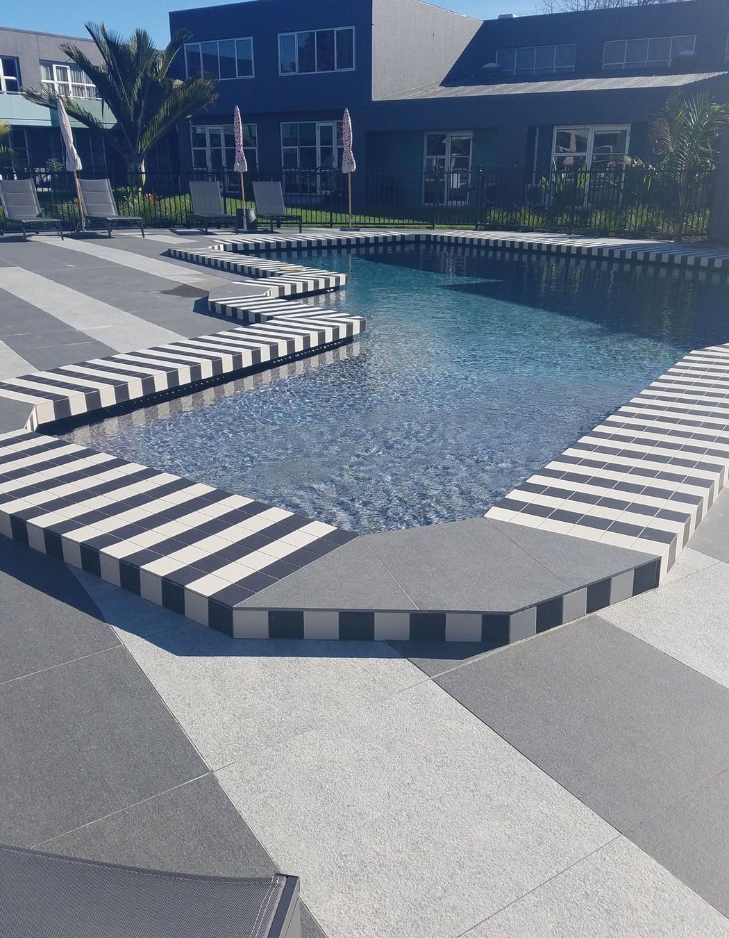 TOPCER TESSELLATED TILES, BASALTO GRIGIO STRUCTURED TILE + PIETRA DI LUSERNA STRUCTURED