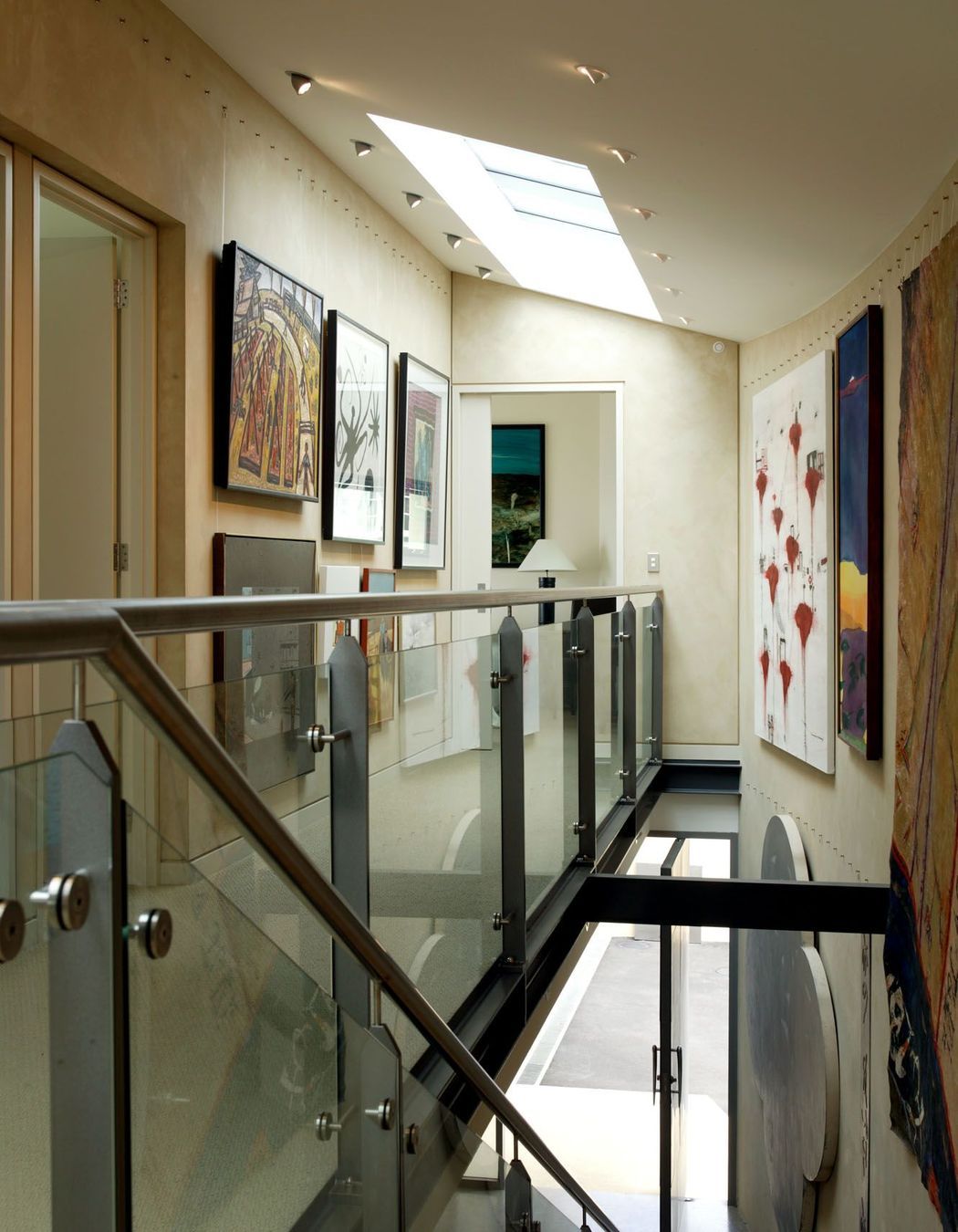 Upper level gallery space