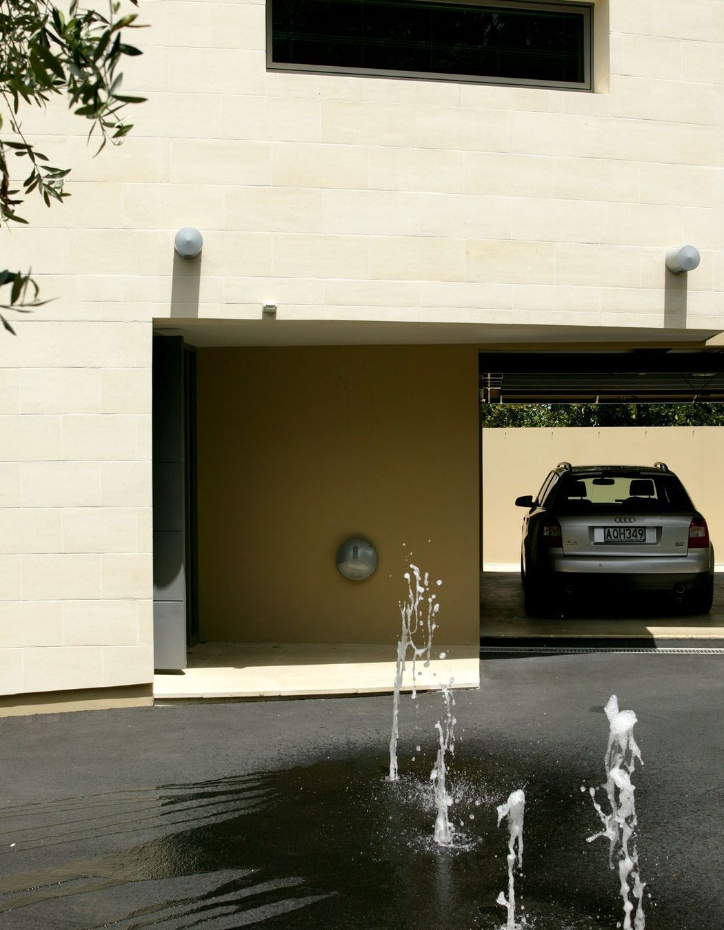 Entry Forecourt with water feature