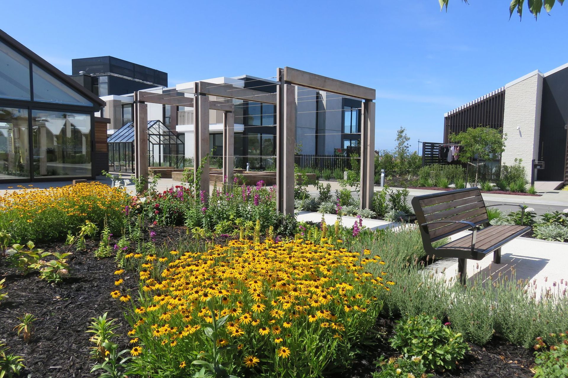 A cut flower garden can be utilised by residents looking to add some fresh flowers to their own decor.