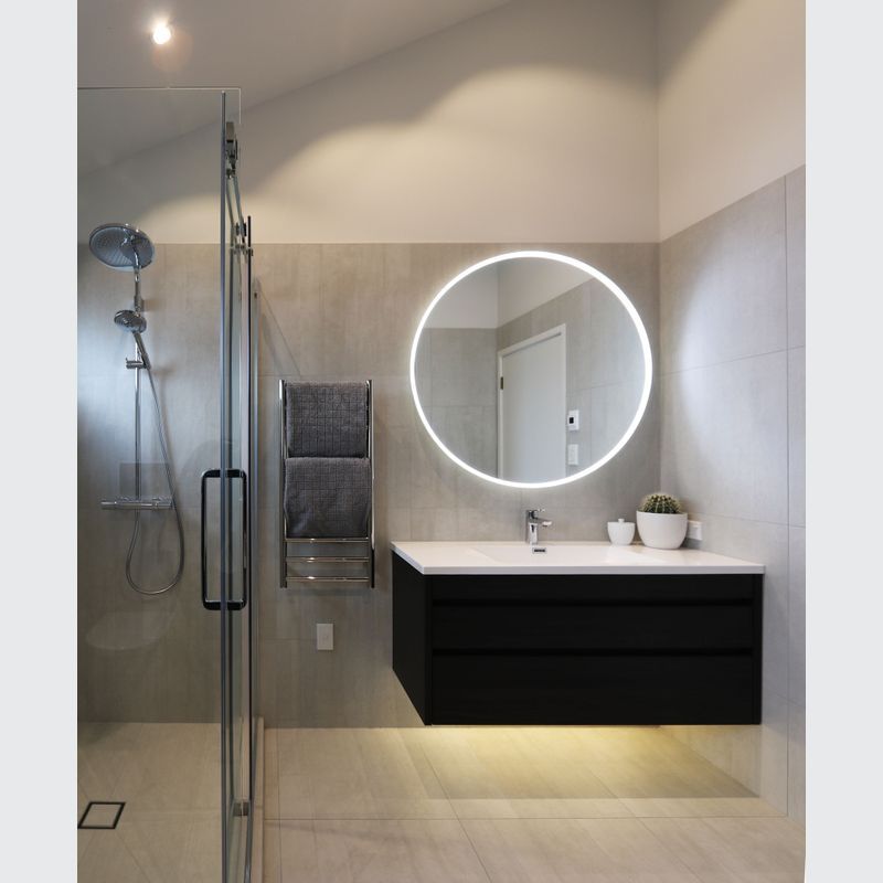 Code 12-Volt Round Heated Towel Ladders