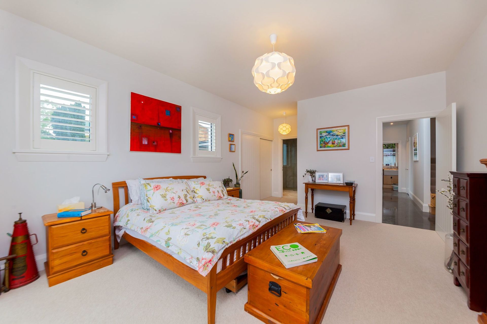 Bedrooms are light and airy.