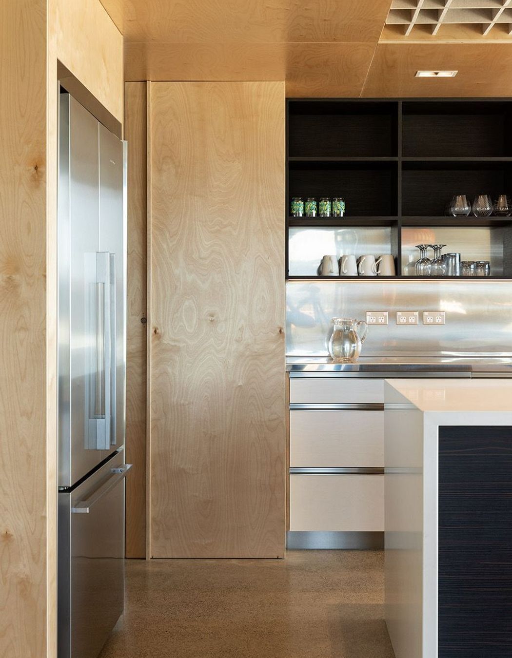 The kitchen leads into a scullery out of view on the left. Photograph: Simon Devitt.
