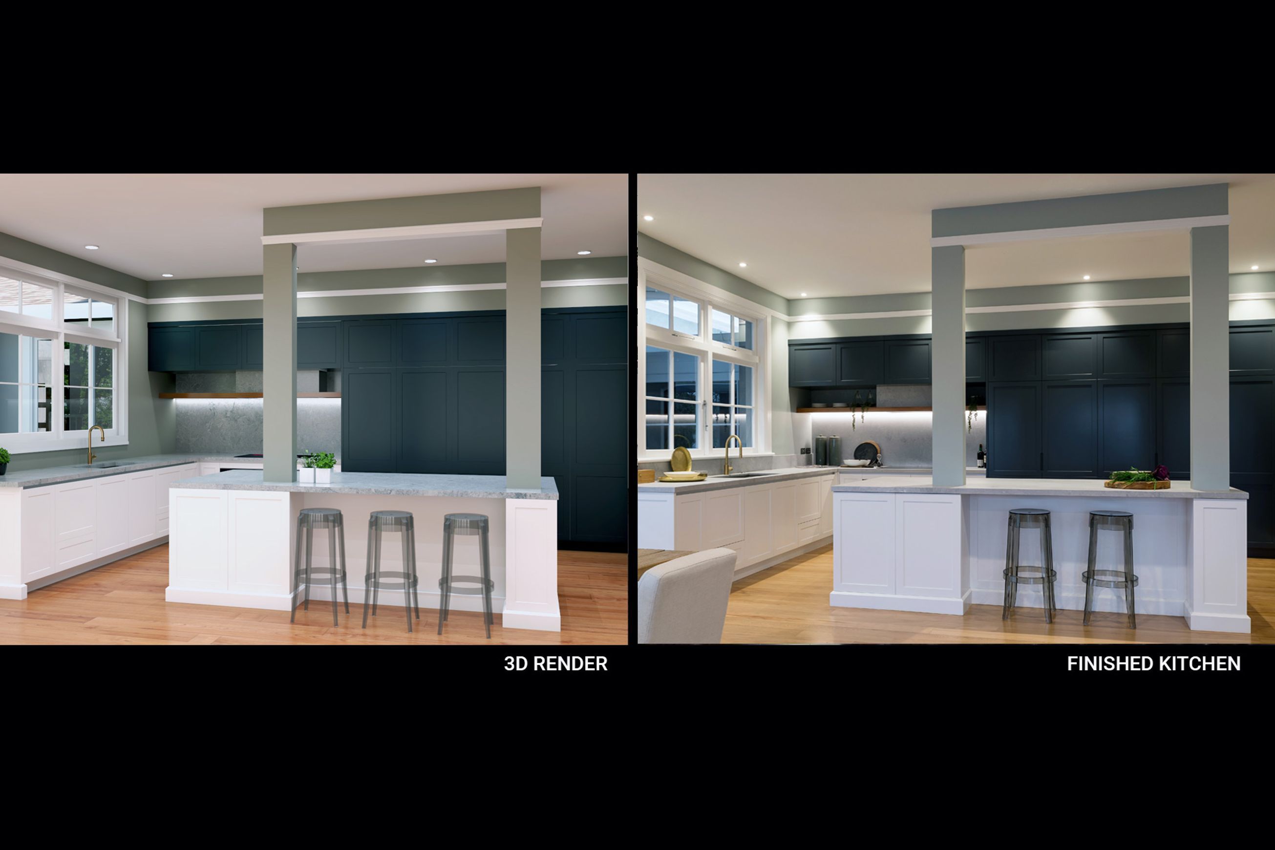 Kitchen render design service