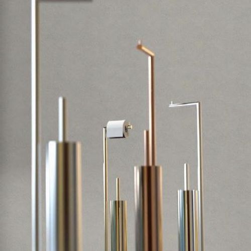 Combi Toilet Roll and Brush Holder