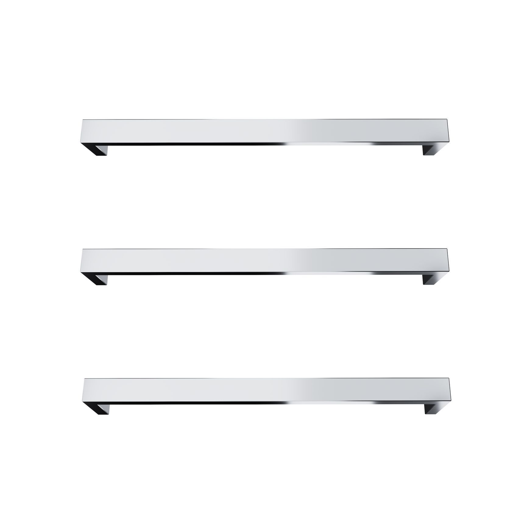 Largo Square Heated Towel Rail - 832mm