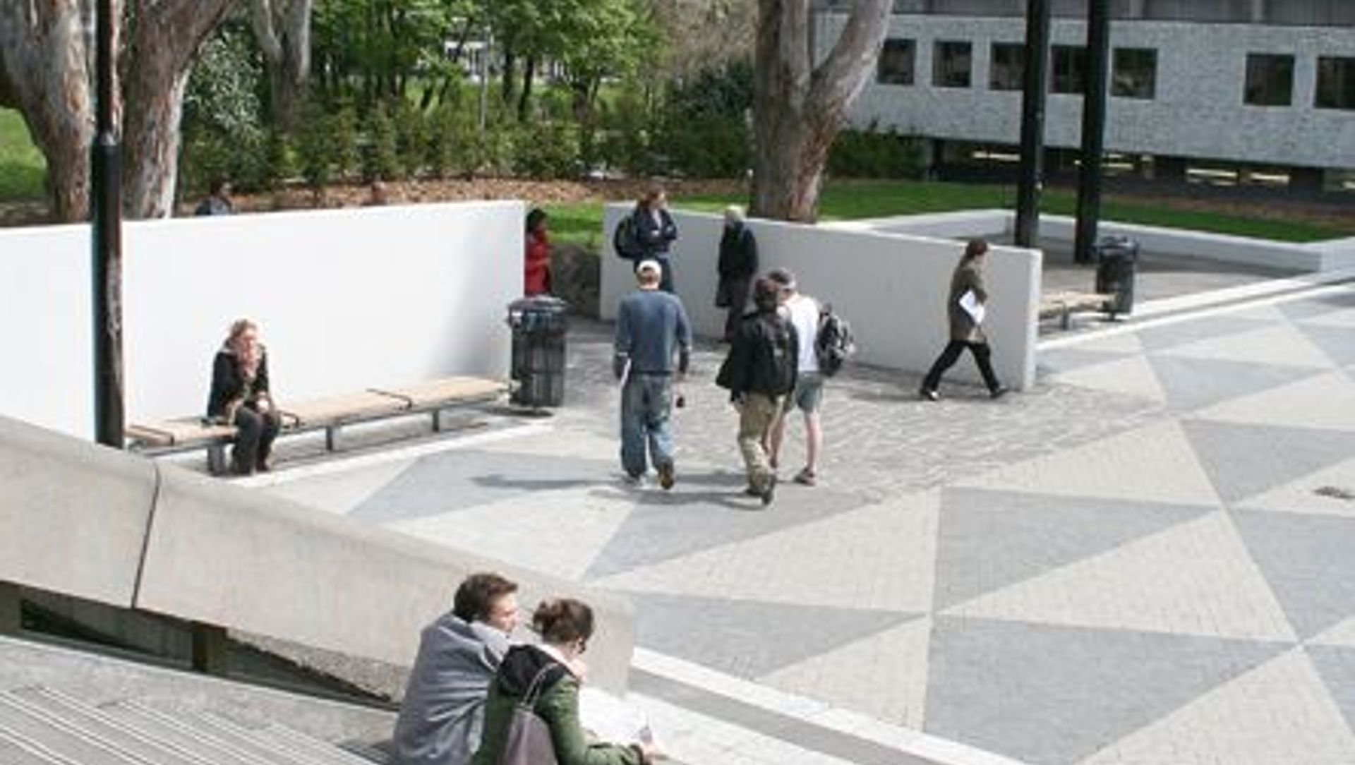 Canterbury University Library Plaza banner
