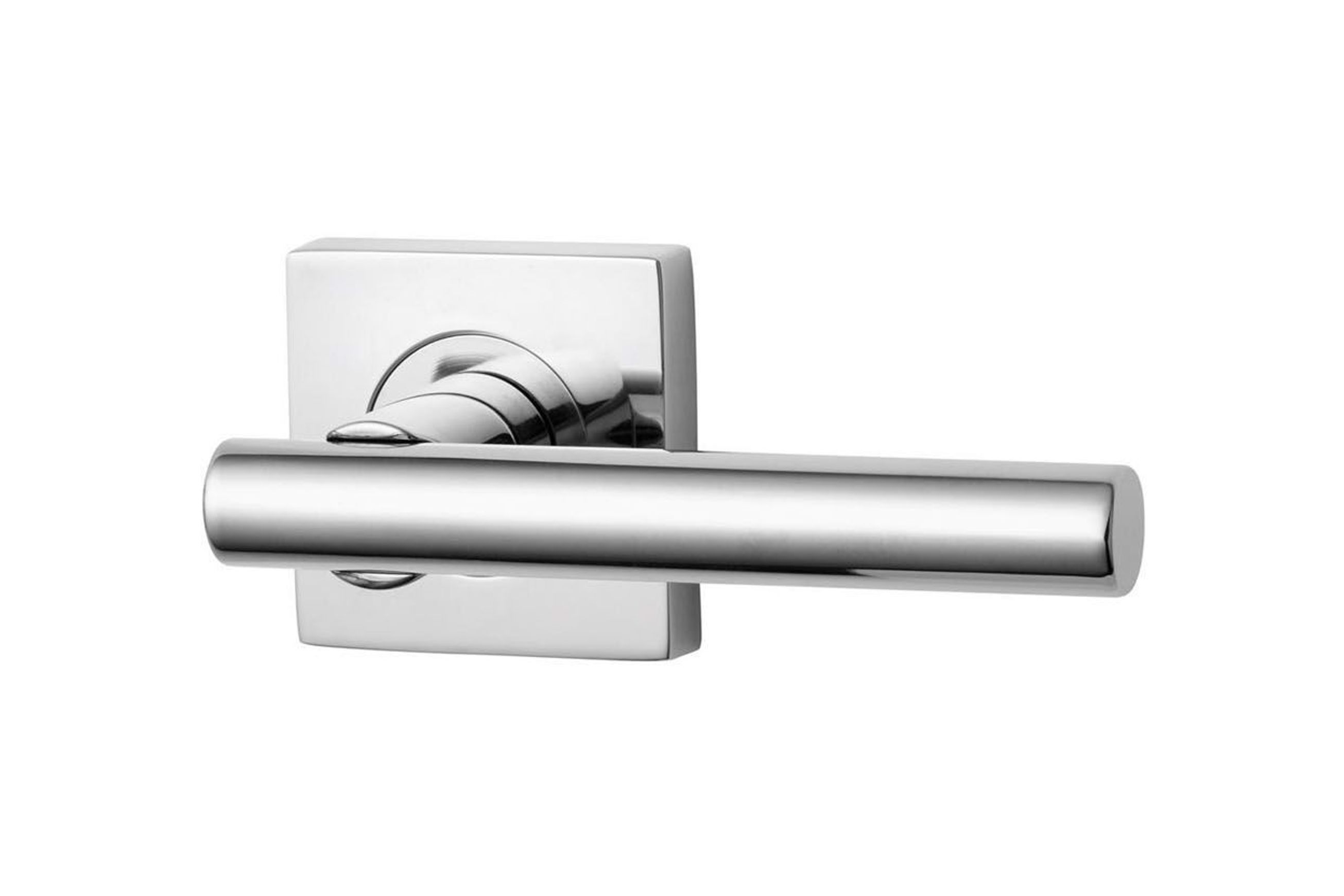 Lockwood 1420 Square Series Brass Door Handles