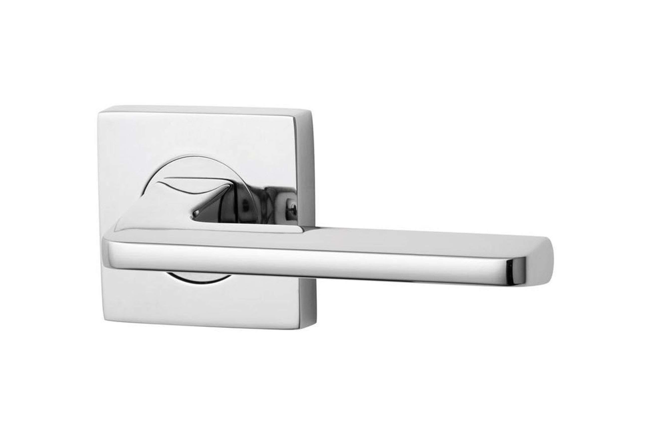 Lockwood 1420 Square Series Brass Door Handles