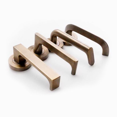 Lockwood Brass Lever Handles
