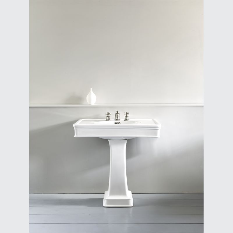 Lonsdale 860mm Basin on Metal Basin Stand