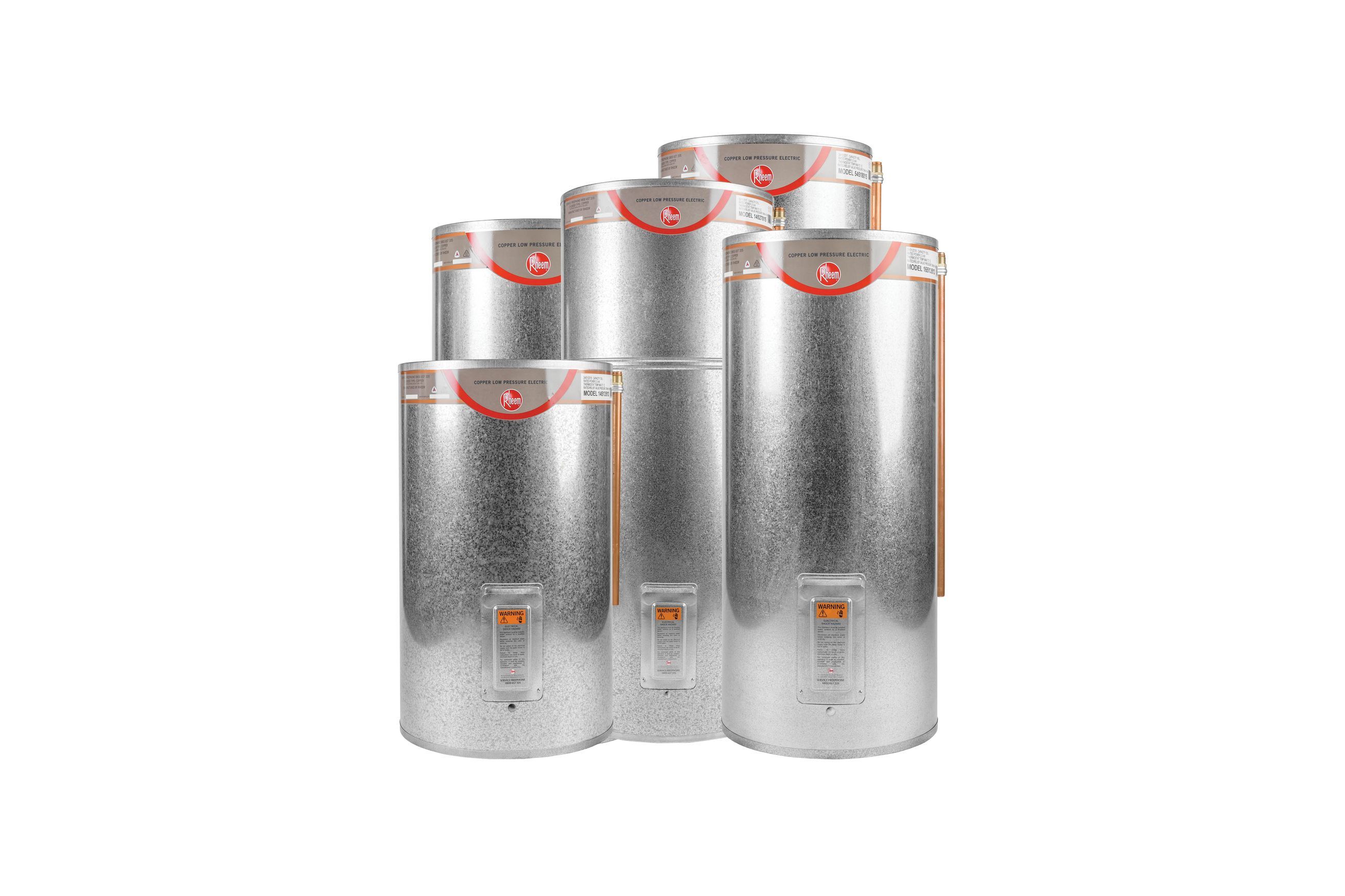 Low Pressure Copper Wetback Electric Hot Water