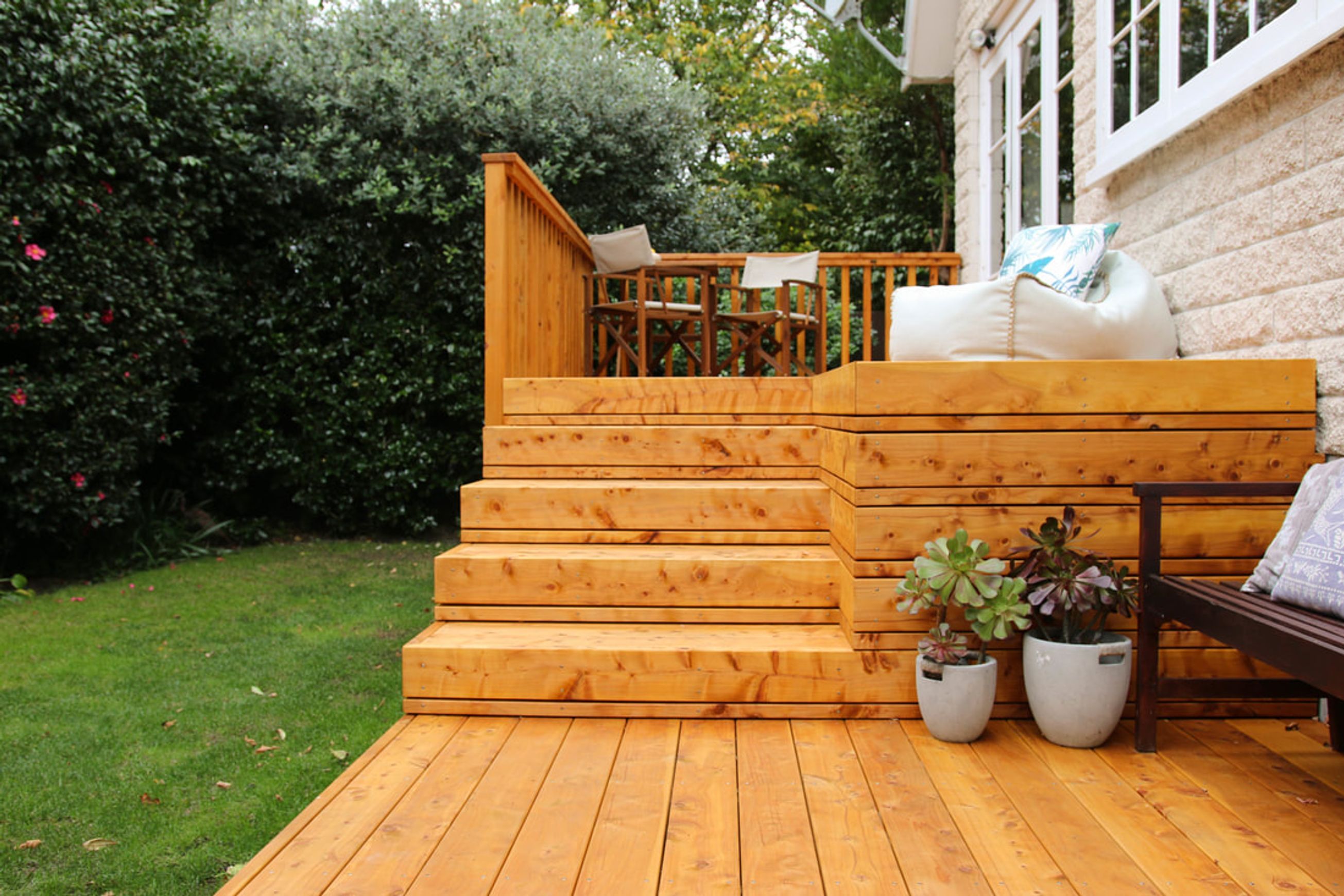 Macrocarpa Decking