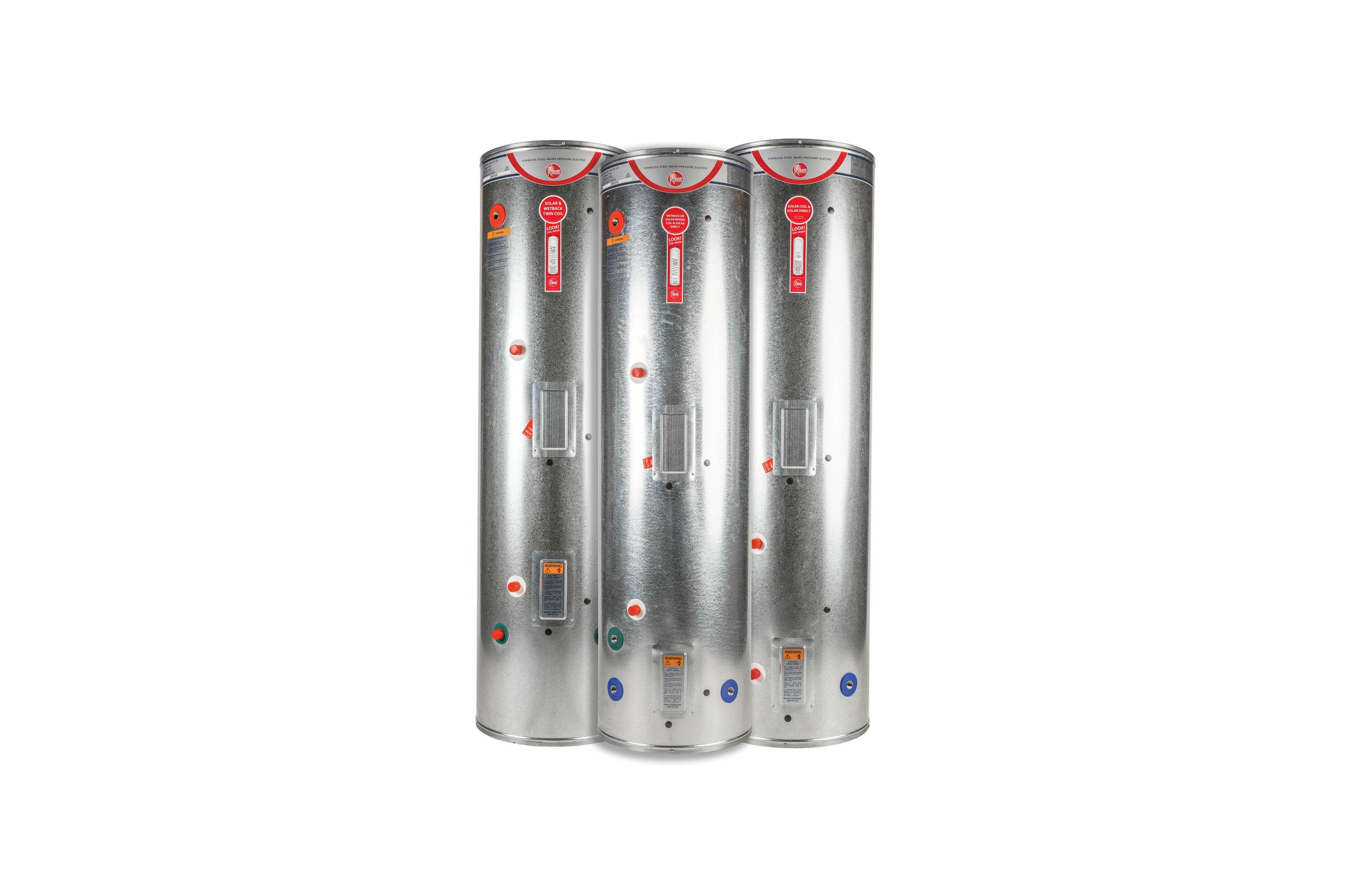 Mains Pressure SS Coil Electric Hot Water Cylinder