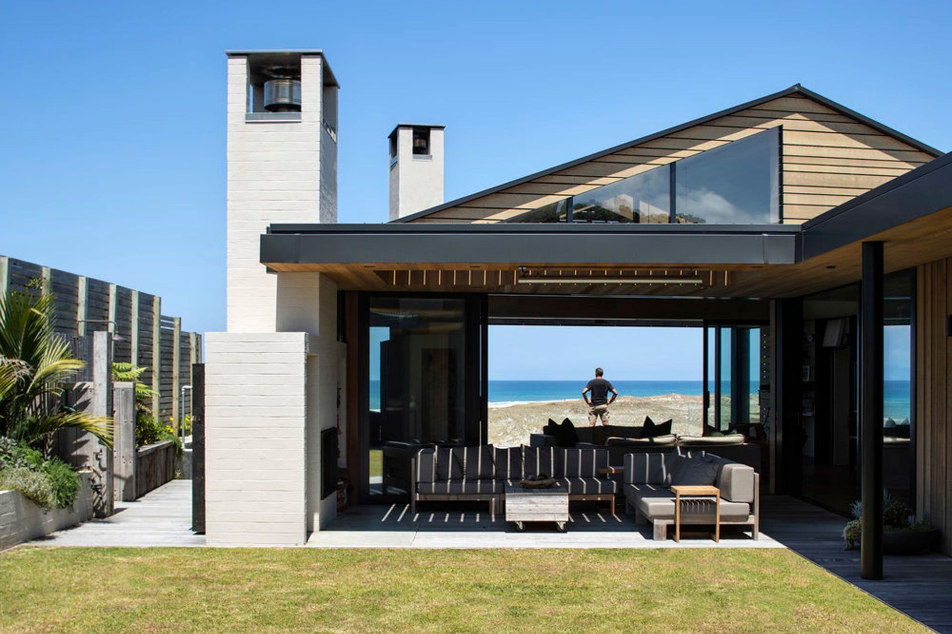 A protected central courtyard was a key activator for the design, and the place where the three pavilions converge.