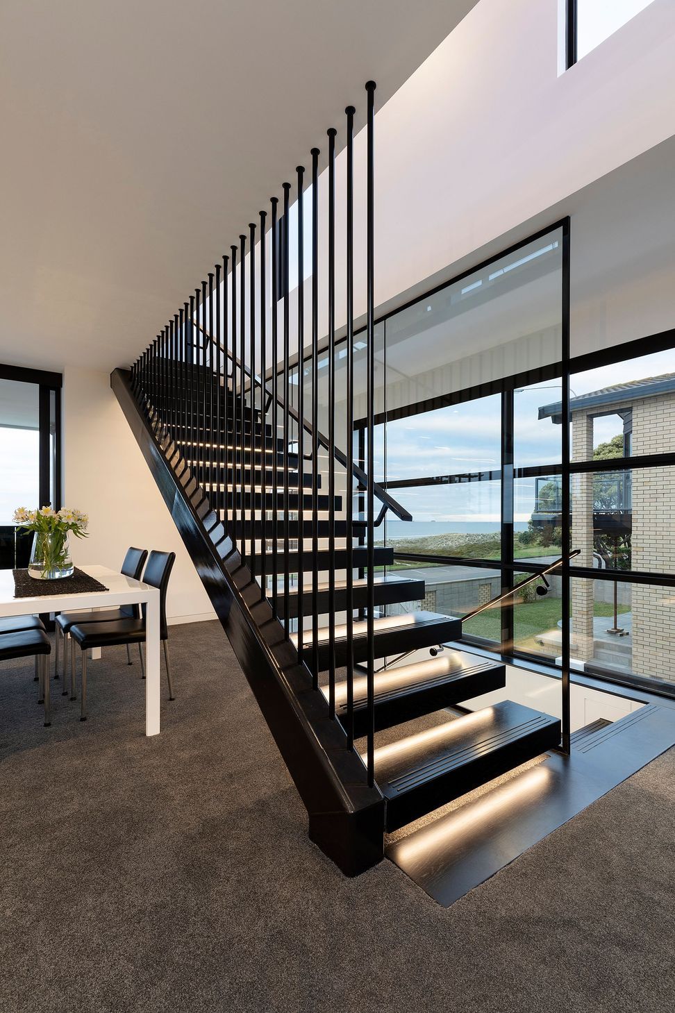 Extensive fashion lighting design throughout the home create zones and ambience.