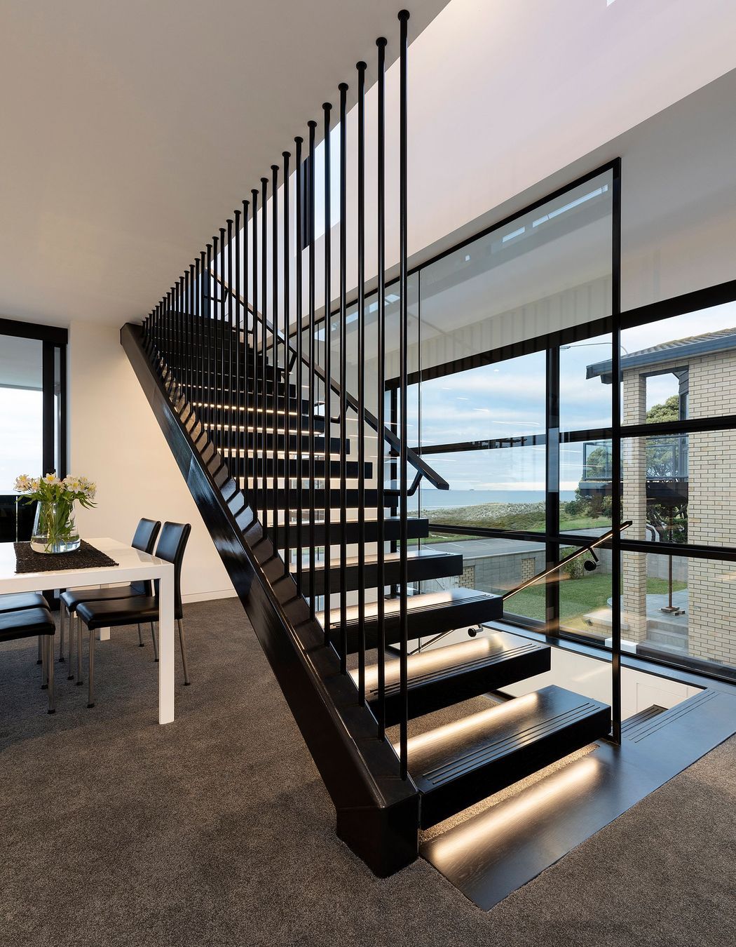 Extensive fashion lighting design throughout the home create zones and ambience.