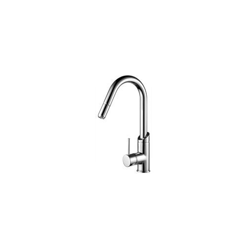 Minimalist Pull Down Gooseneck Sink Mixer