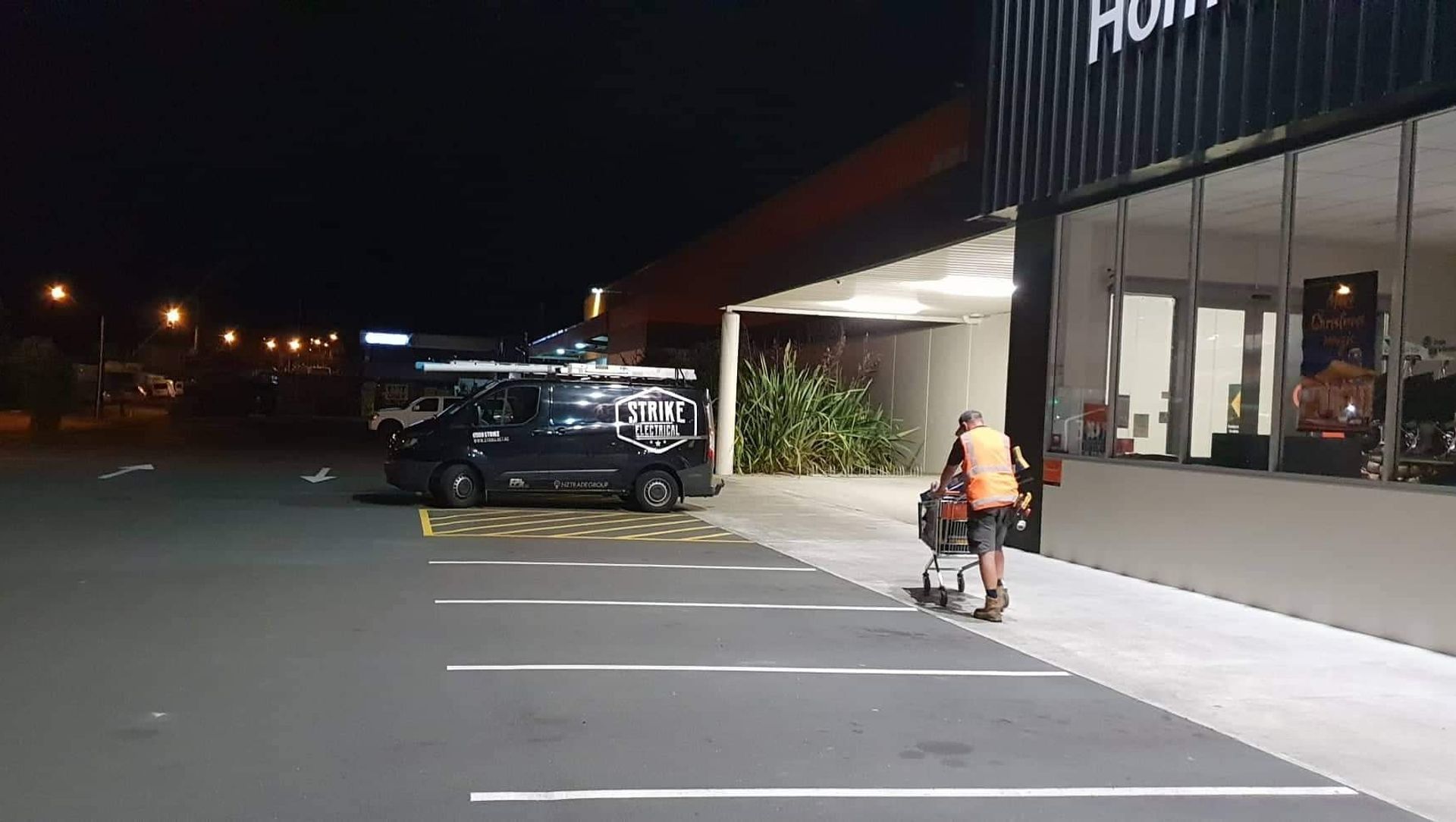 Mitre 10 Tesla Chargers banner