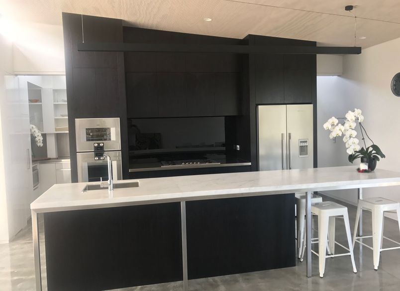 Modern Dark Veneer Kitchen