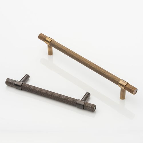 Joseph Giles Montgomery Knurled Solid Brass Cabinet Hardware