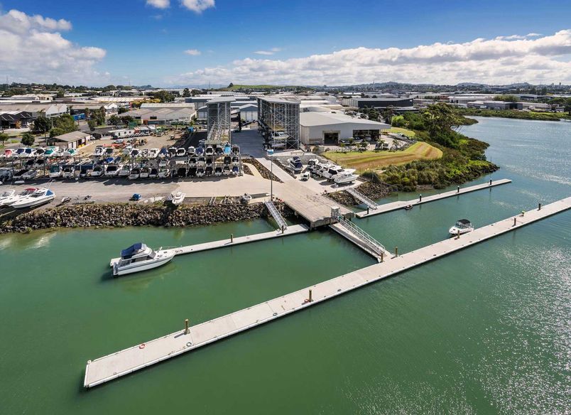 Mount Wellington Marine Boat Stack