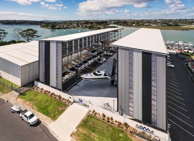 Mount Wellington Marine Boat Stack