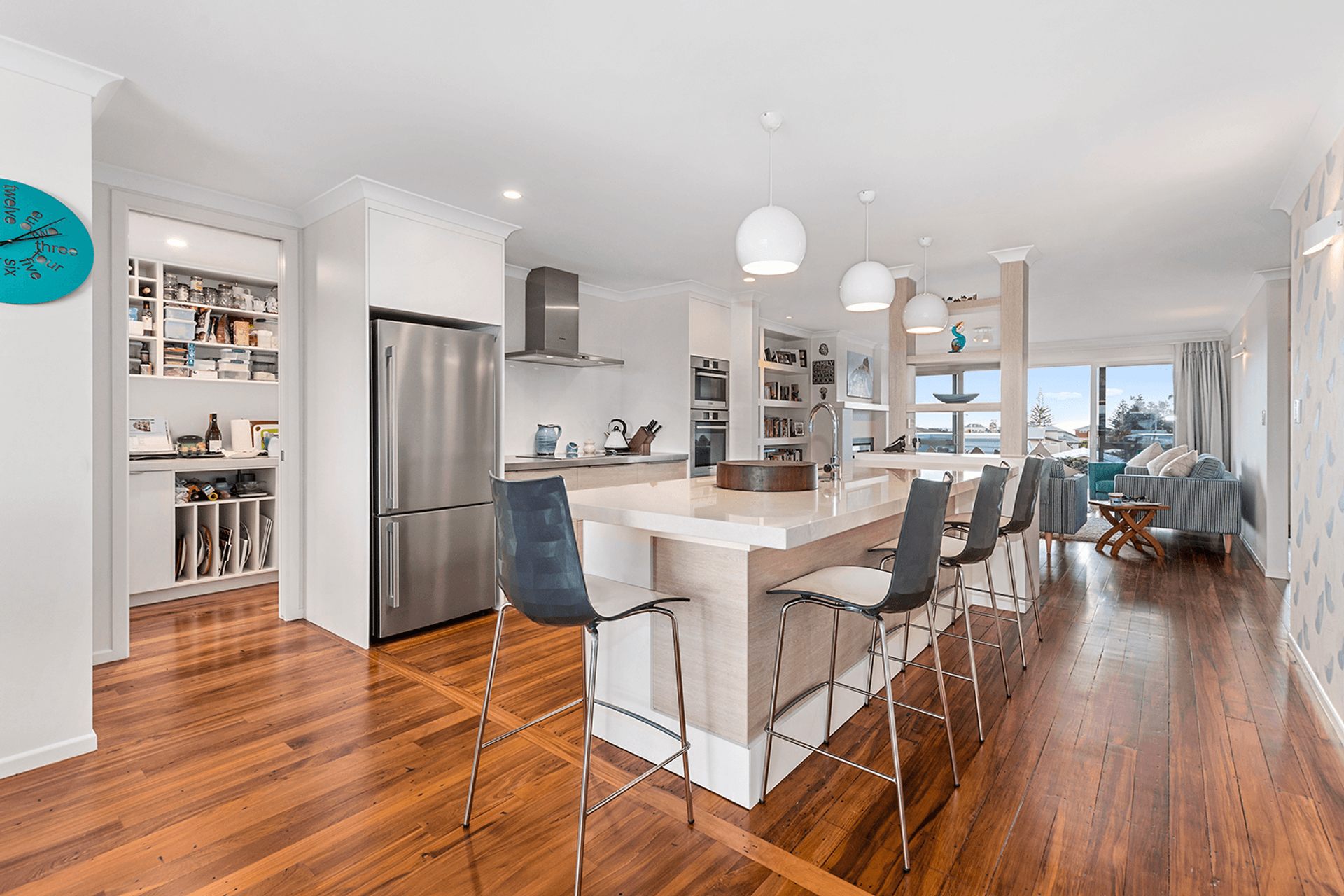 Leading onto the inviting alfresco spaces which are a great extension of the interior. 