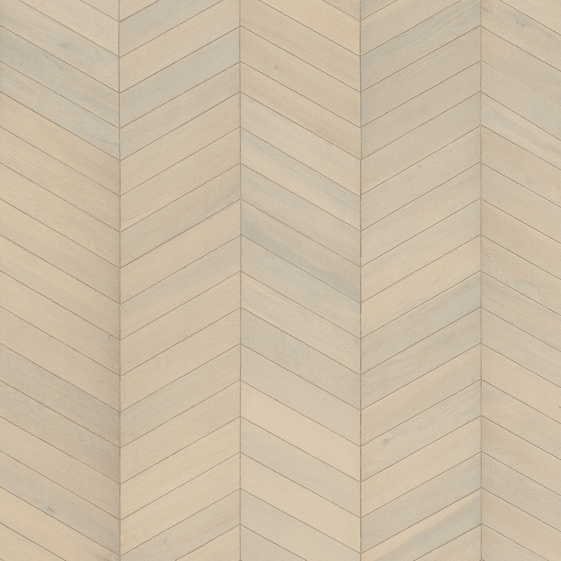 Oak Chevron White Wood Flooring