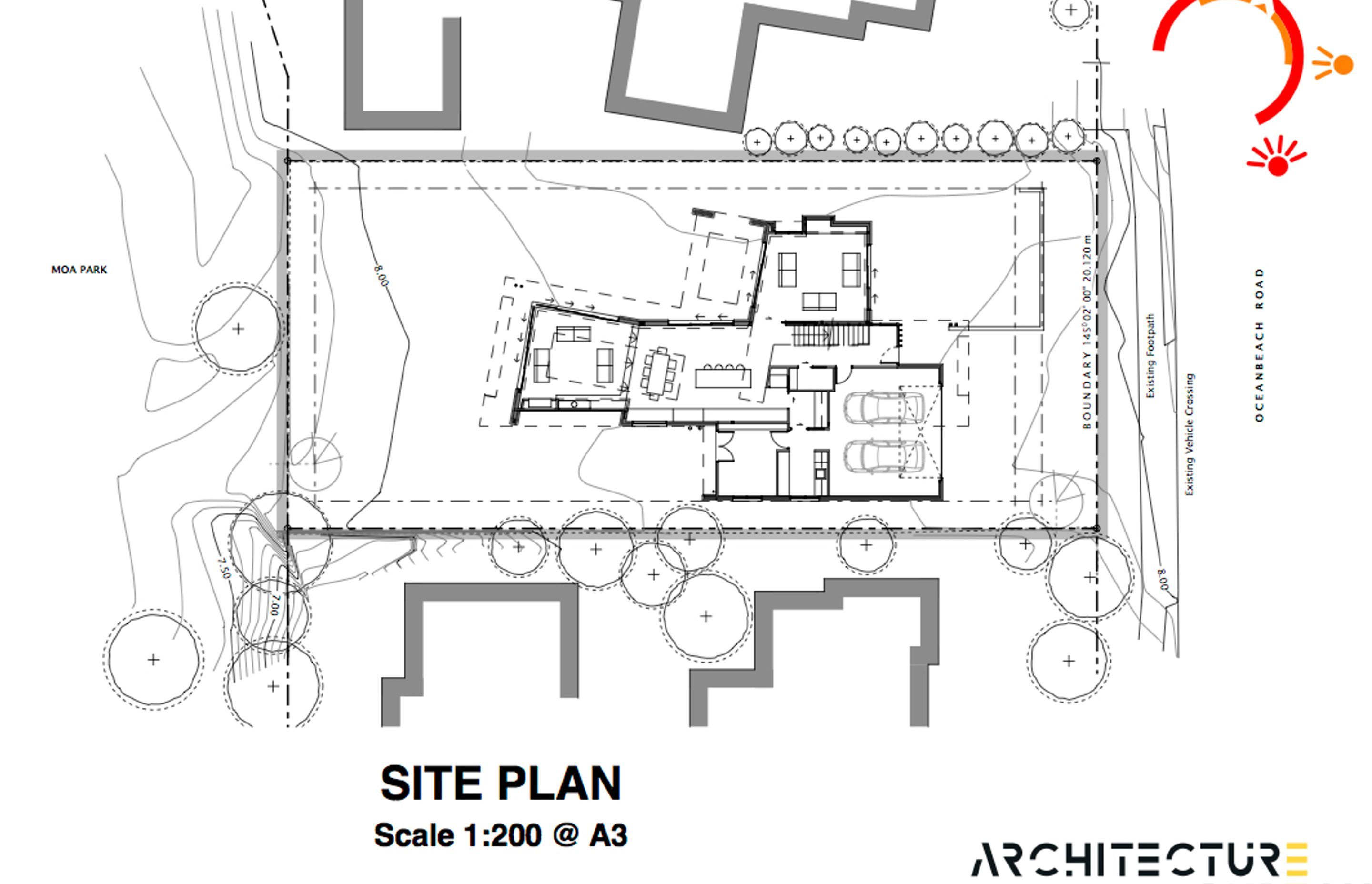The site plan by Architecture Bureau.