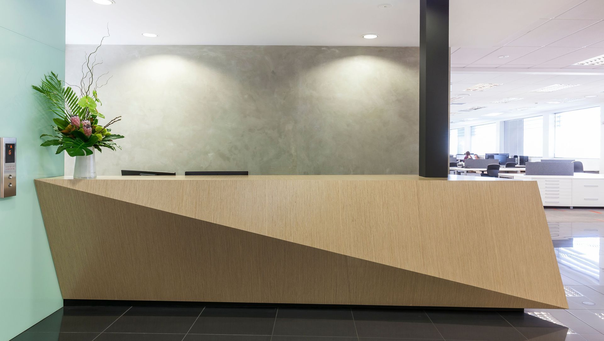 Office Reception banner