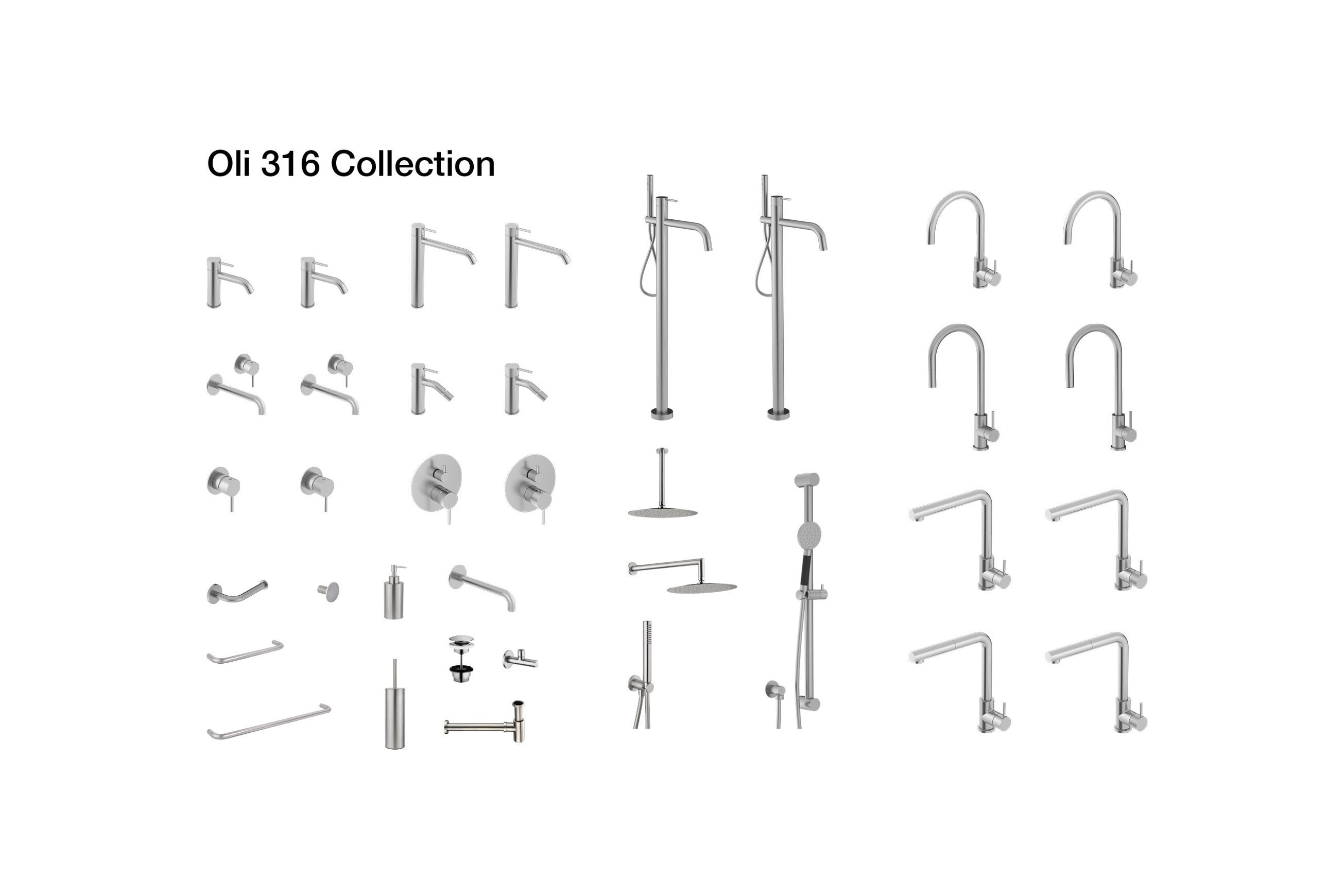 Oli 316 Wall Mount Mixer