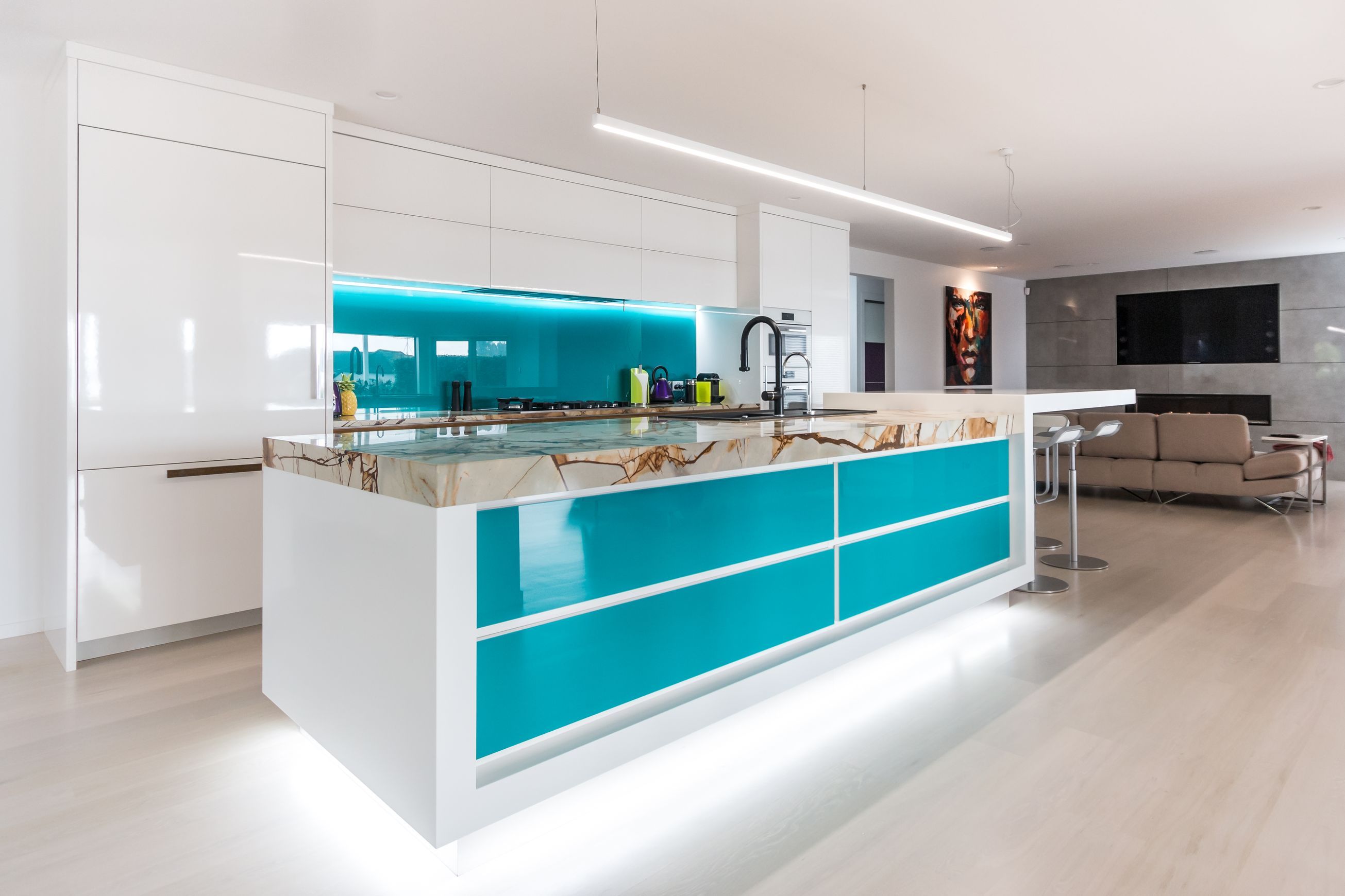 Painted Glass Splashbacks