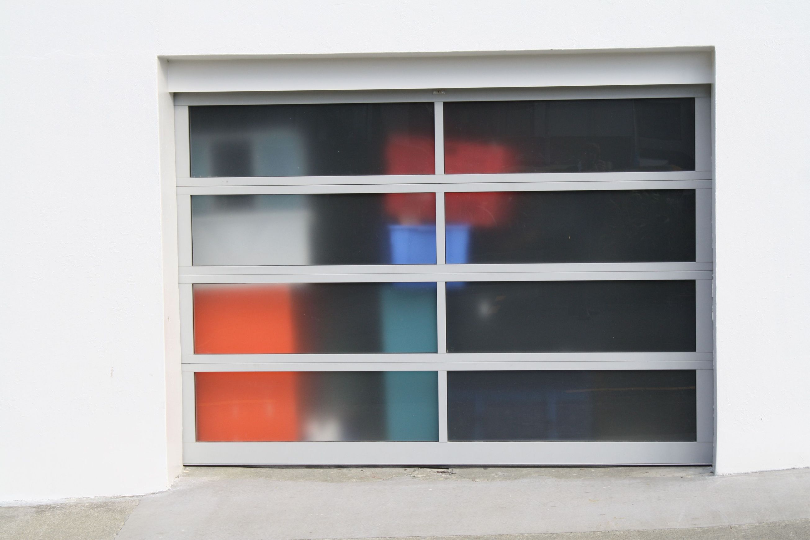 Panoramic Glazed Sectional Garage Door