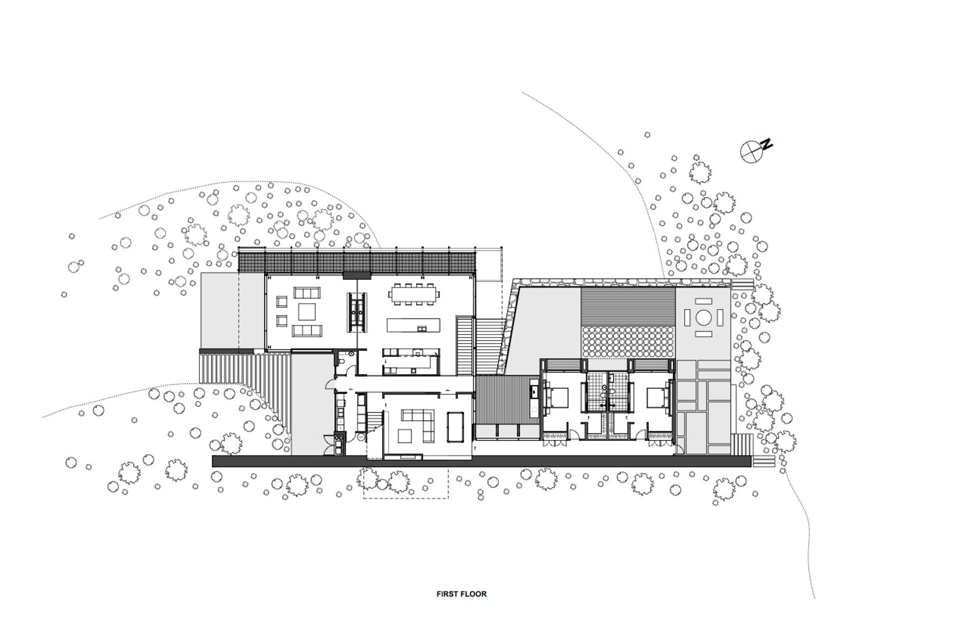 First-floor plan by Team Green Architects.