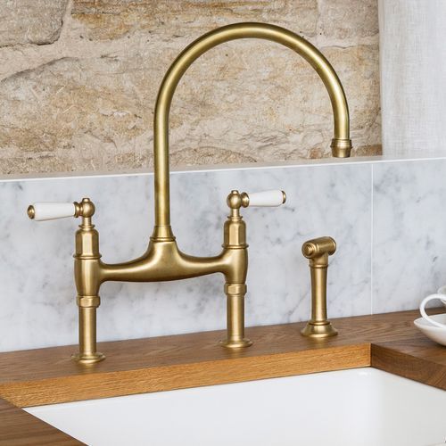 Perrin & Rowe Ionian Kitchen Tap Mixer With Spray Rinse