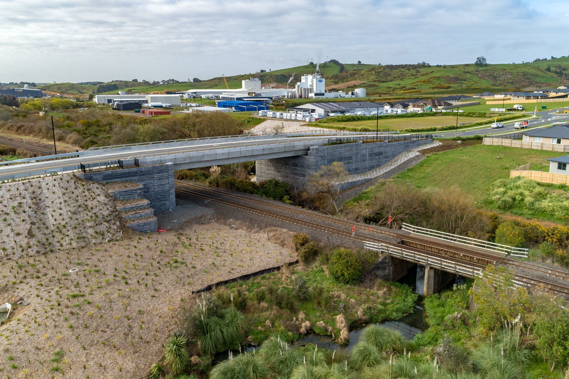 Construction Photography NZ - CPNZ - CivilPlan - Pokeno Development - Drone Photo 1