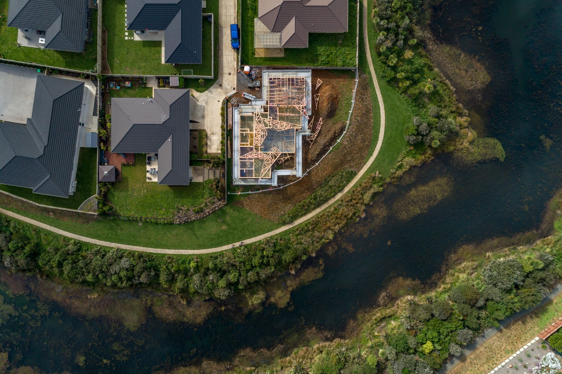 Construction Photography NZ - CPNZ - CivilPlan - Pokeno Development - Drone Photo 5