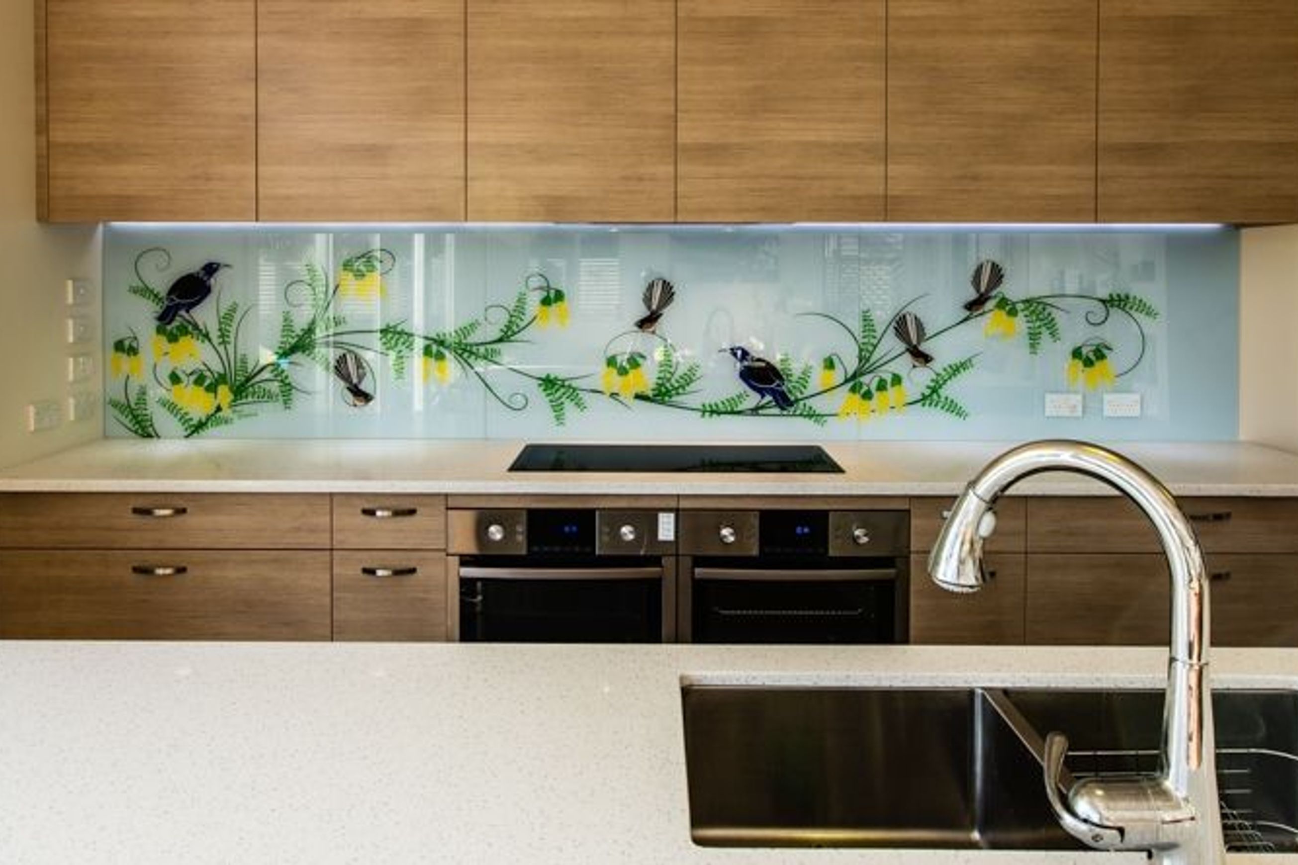 Printed Glass Splashback