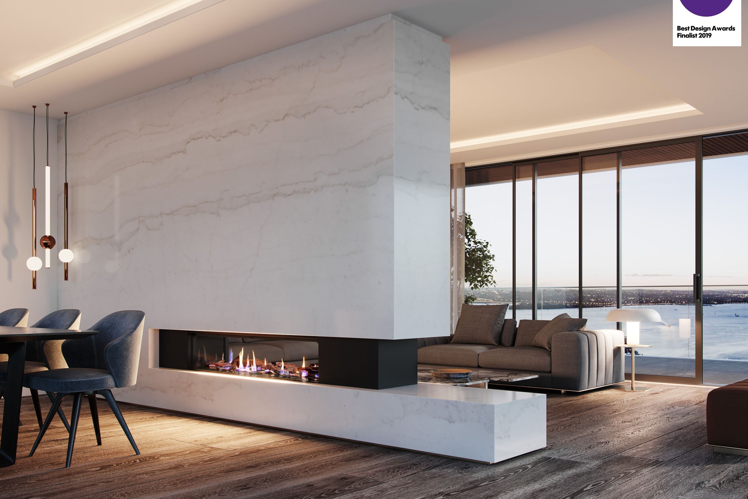 Rinnai Linear 1500 Gas Fireplace