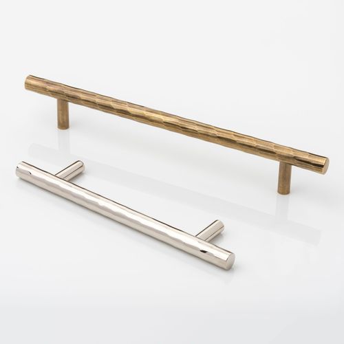 Joseph Giles Rolled & Hammered Solid Brass Cabinet Handle