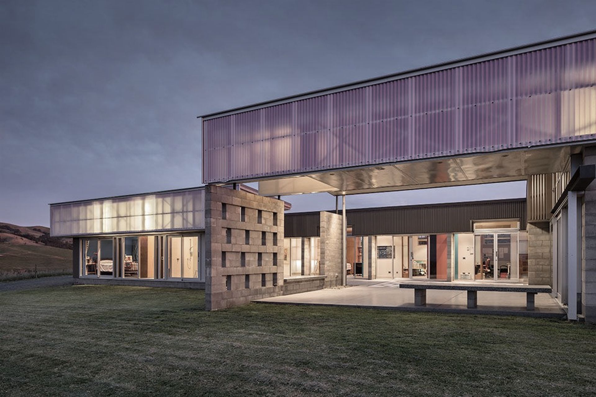 Polycarbonate sheeting embedded with iridiscent sheen to add flair.