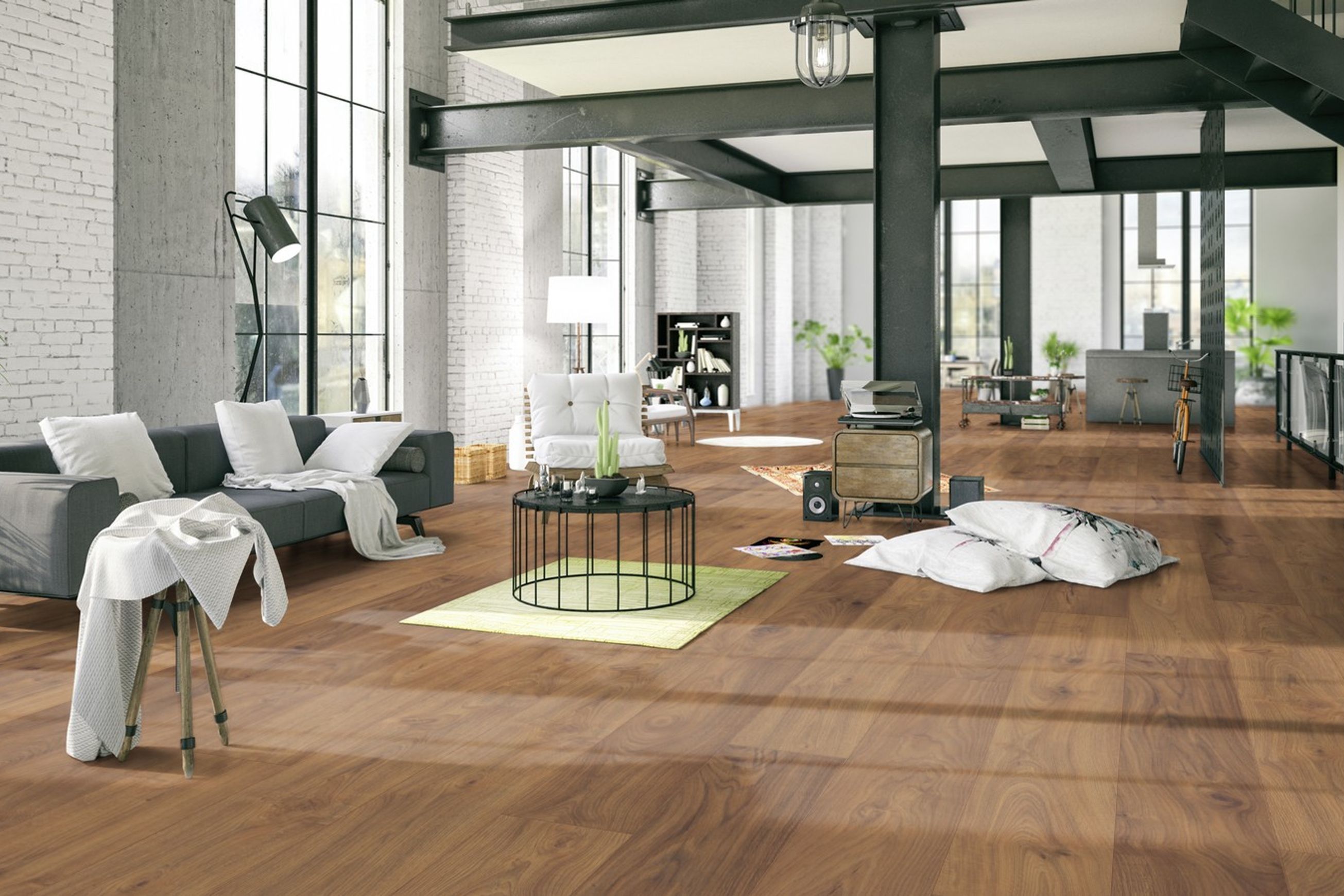 KronoSwiss Floor - Grand Selection Origin with Matching Stair Nosing