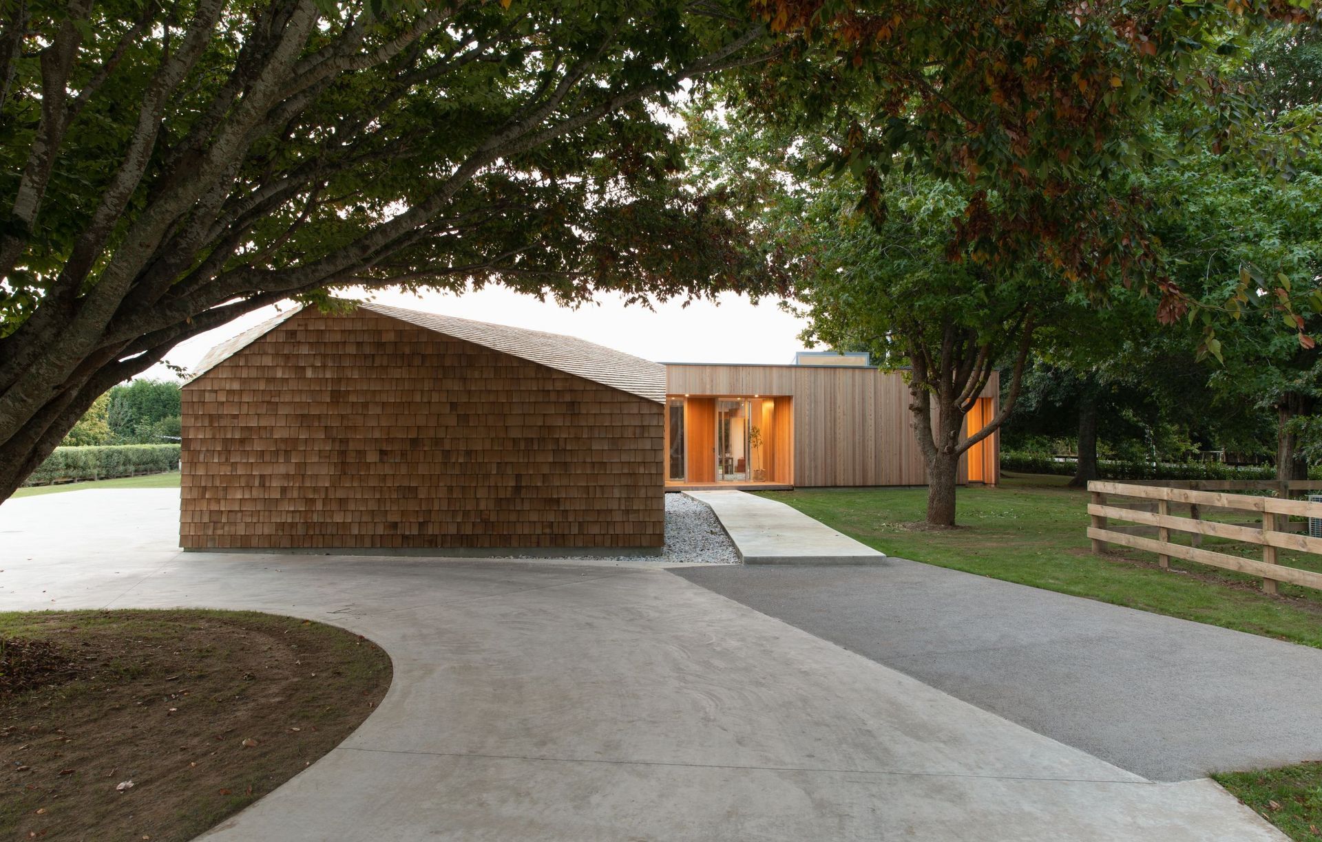 Shibui House: sculptural forms